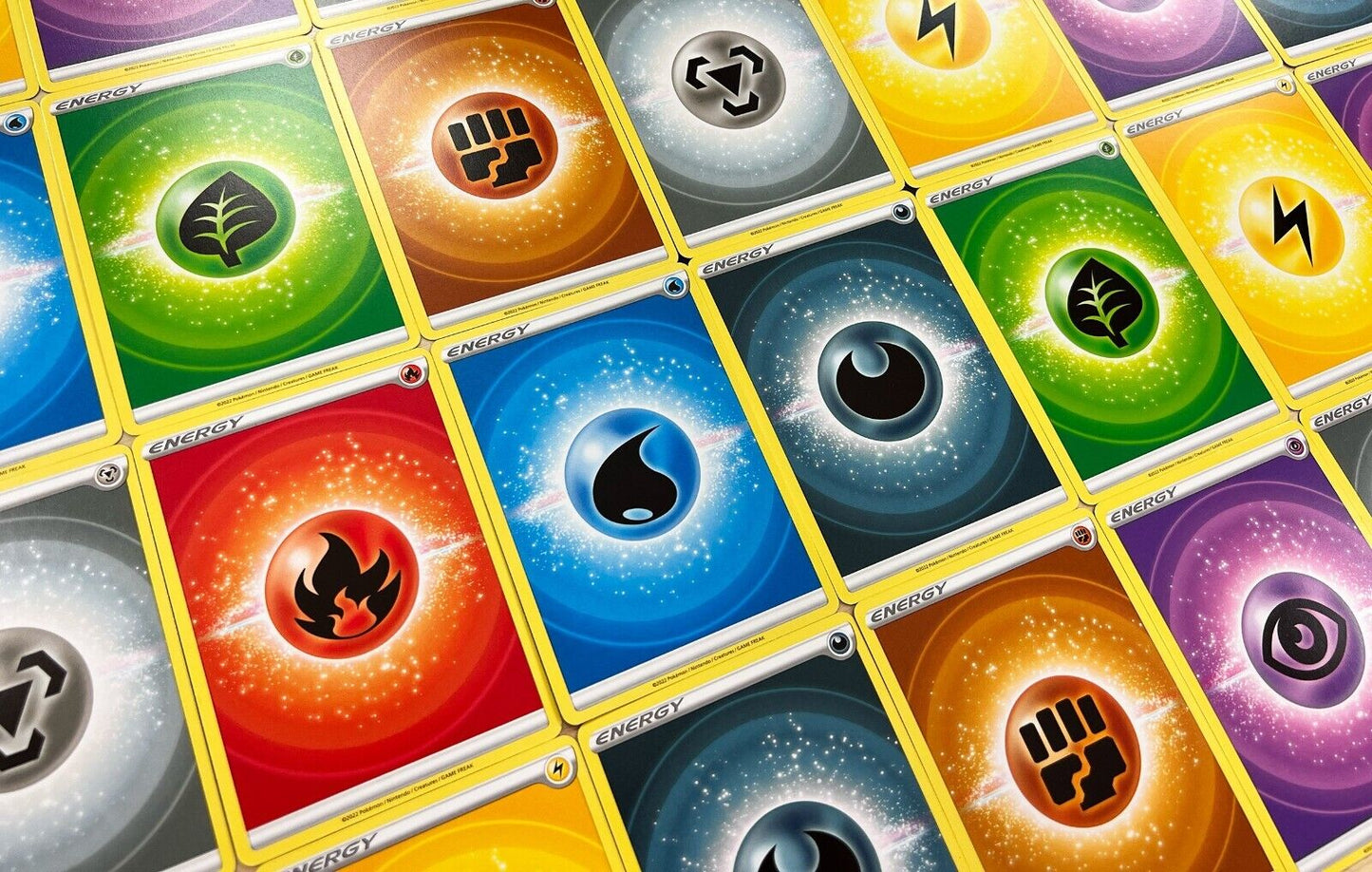 Pokemon 500 Card Energies Lot Energy Cards 500 Mixed Colors