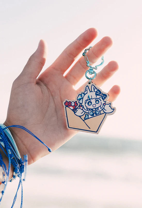 OFFICIAL SAMEKO SABA Wooden Keychain