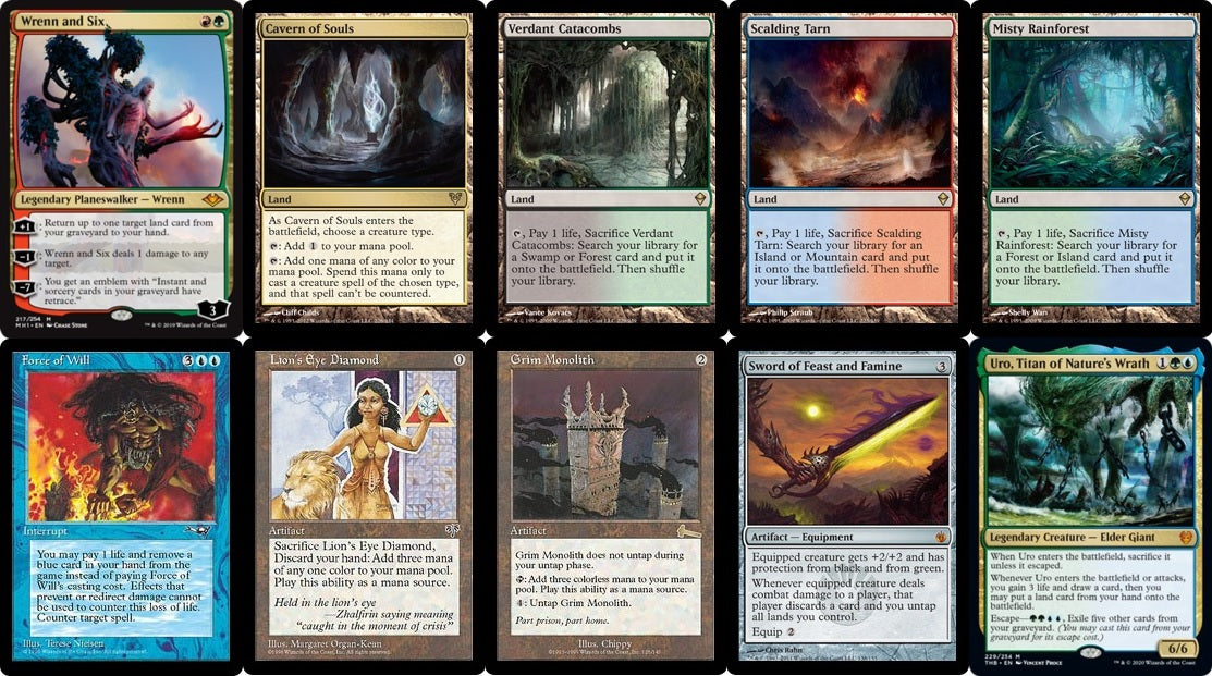 Magic the Gathering TCG - All Rares / Mythic / Foil Rare 10 card POWER PACKS