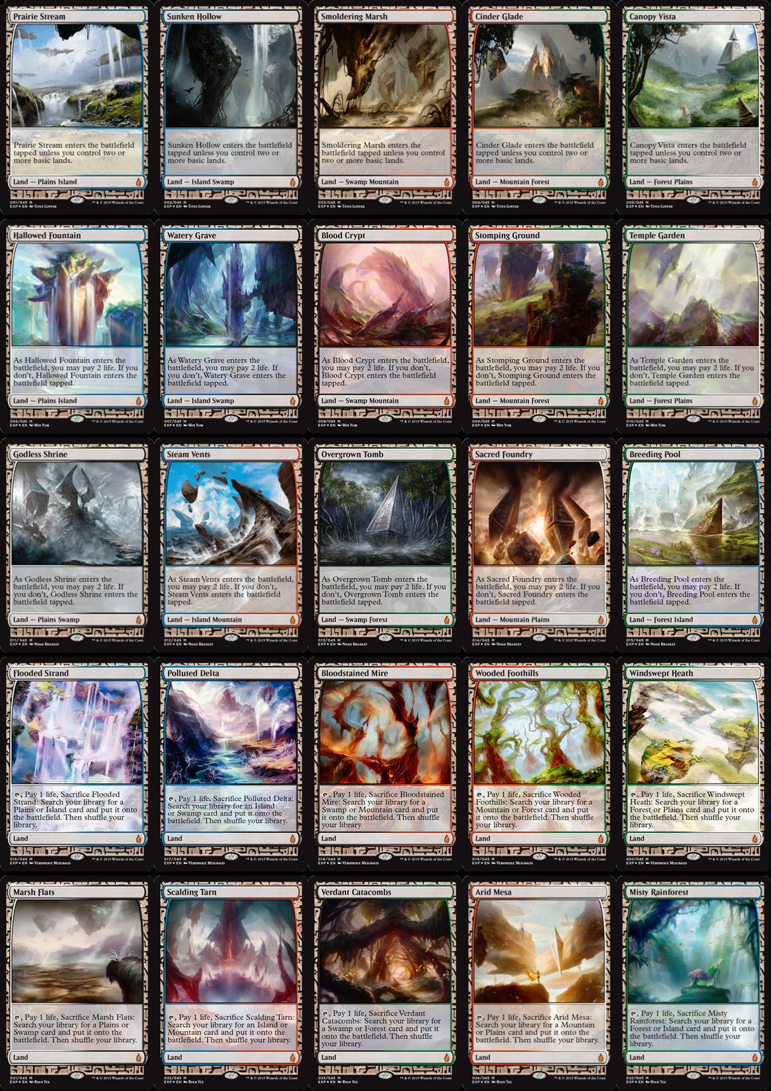 Magic the Gathering TCG - All Rares / Mythic / Foil Rare 10 card POWER PACKS