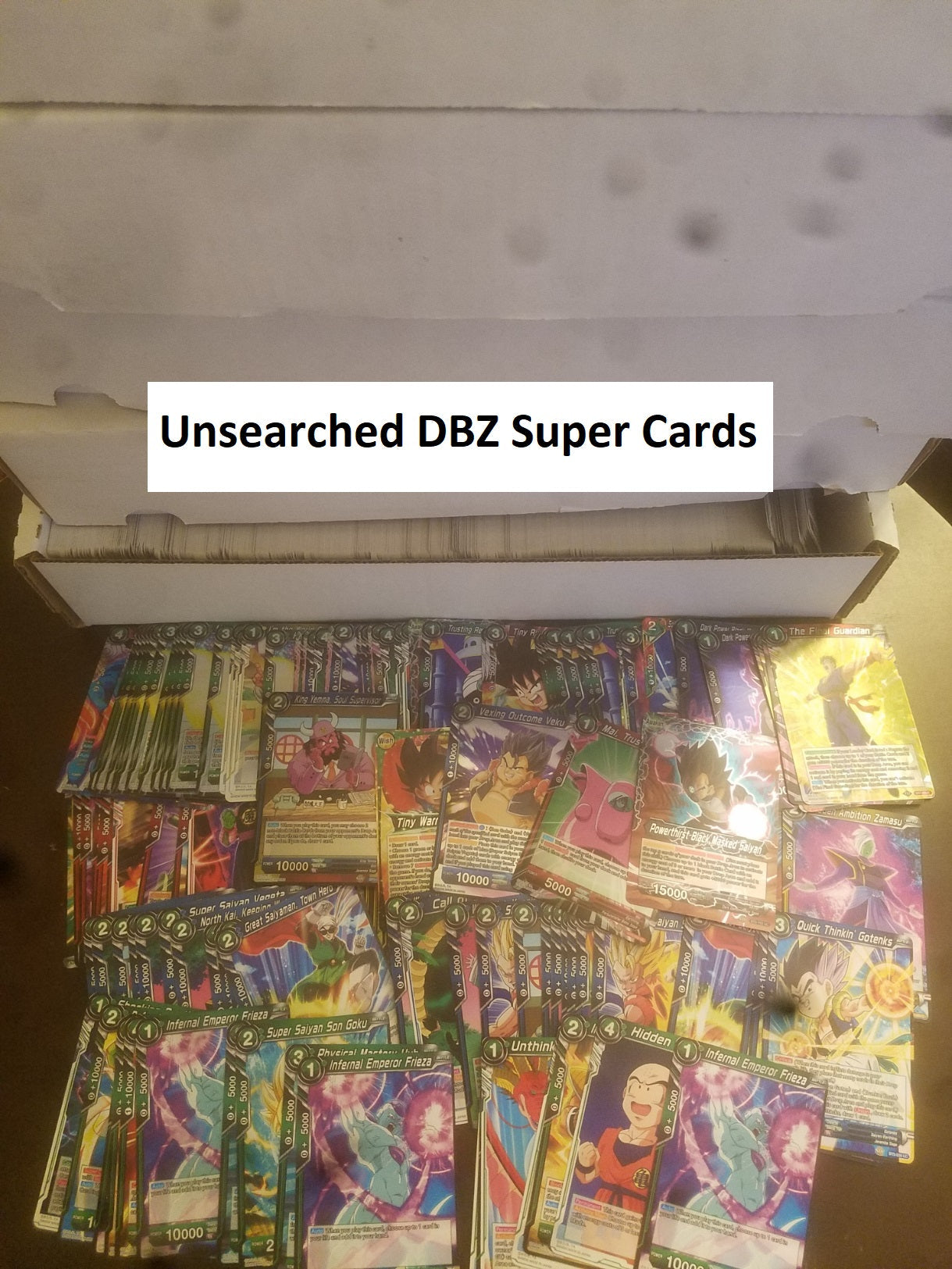 Dragon Ball Super 3,500 Cards Bulk Lot Guaranteed Foils Rares SR's More CCG TCG