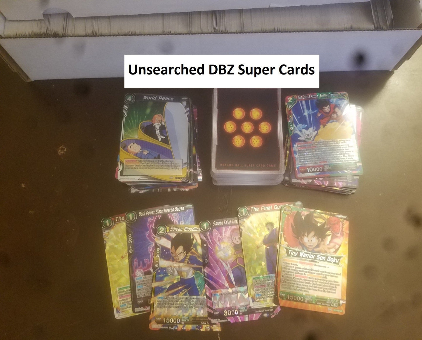 Dragon Ball Super 3,500 Cards Bulk Lot Guaranteed Foils Rares SR's More CCG TCG