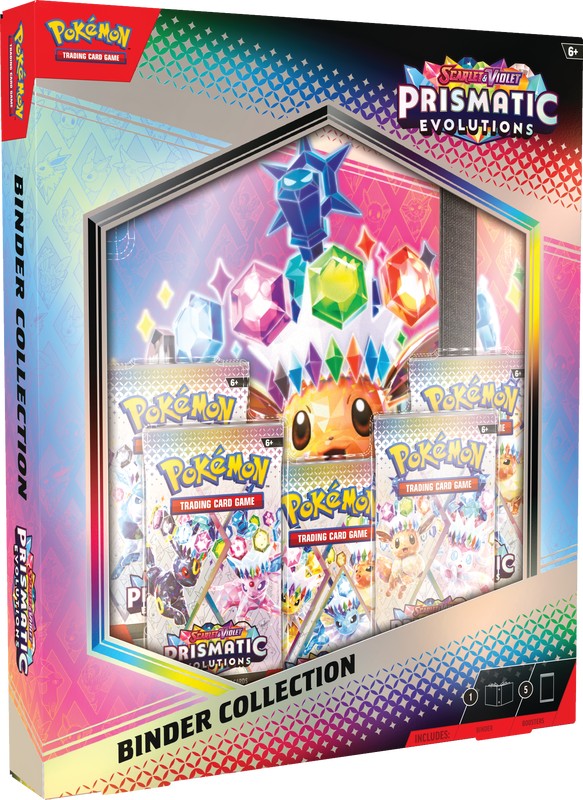 <<<SHIPS 1/17>>> Pokemon TCG: Scarlet & Violet - Prismatic Evolutions Binder Collection