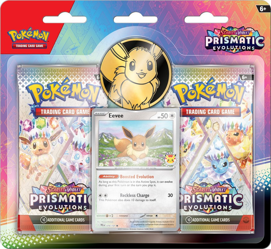 <<<SHIPS 2/21>>> Pokemon TCG: Scarlet & Violet - Prismatic Evolutions 2 Pack Blister