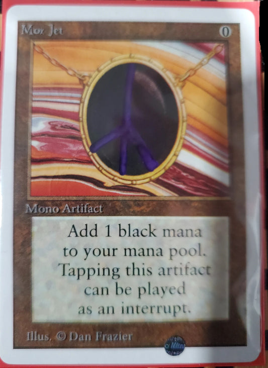 Magic The Gathering Mox Jet - Unlimited Edition (2ED)