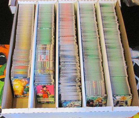 Dragon Ball Super 1,000 Cards Bulk Lot Guaranteed Foils Rares SR's More CCG TCG