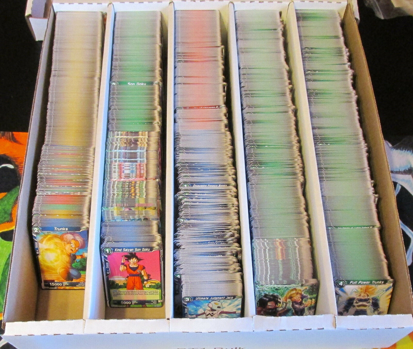 Dragon Ball Super 3,500 Cards Bulk Lot Guaranteed Foils Rares SR's More CCG TCG