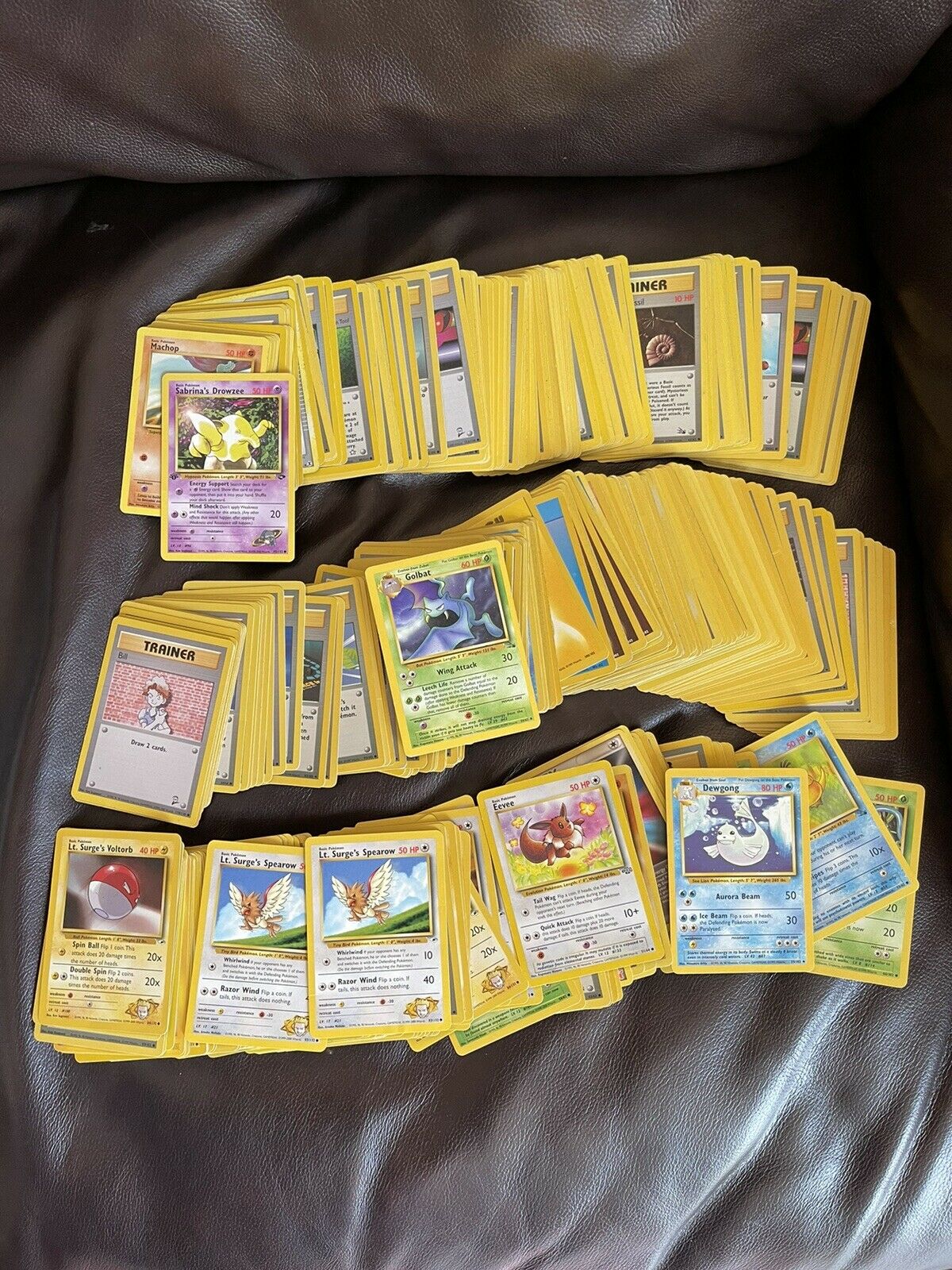 Pokemon 1000 Card Bulk Lot Common Uncommon Vintage And Higher Mixed No Energy