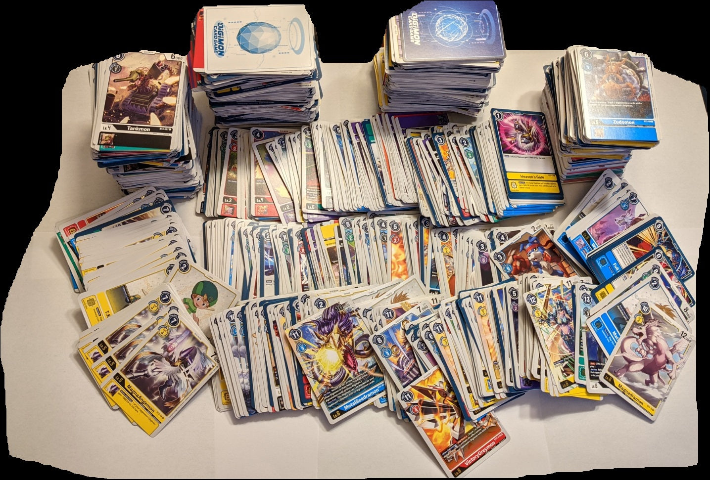 Digimon TCG CCG 500 Cards Bulk Lot Unsearched Collection Mixed Rares Foils NM