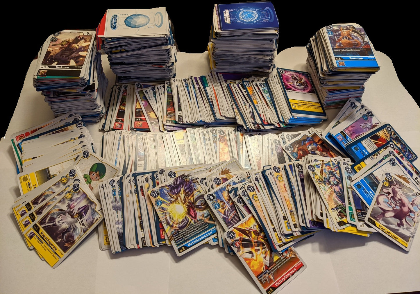 Digimon TCG CCG 500 Cards Bulk Lot Unsearched Collection Mixed Rares Foils NM