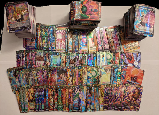 Dragon Ball Super 1000+ Foil Cards Lot Foils Mixed Rarities More CCG TCG DBS