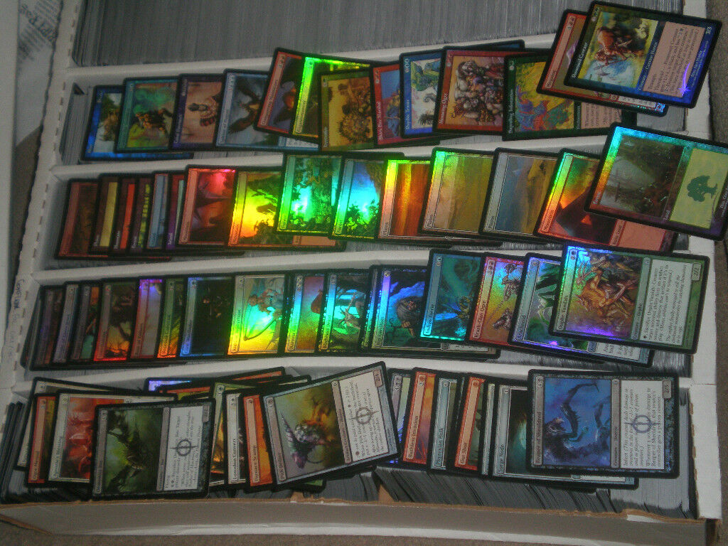 Magic The Gathering 100 Bulk Foils C/U Mixed Sets TCG CCG Cards