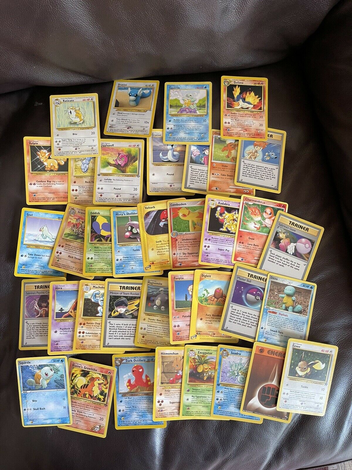 Pokemon 1000 Card Bulk Lot Common Uncommon Vintage And Higher Mixed No Energy