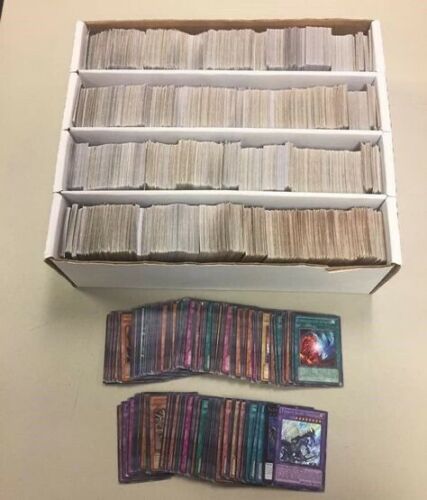 Yugioh 1,000+ Cards Bulk Lot Unsearched Mixed Sets Rarities Cards Foils Included